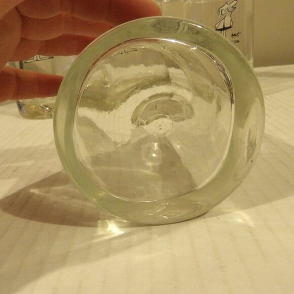 + Vintage Set of 6 B.C. Comics Johnny Hart Caveman Clear Dimple Glasses 70’s - Picture 4 of 4